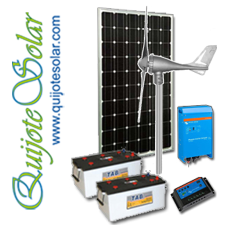 Entre voltaje Rebaño Kit Solar Aislada QS20 - QuijoteSolar.com